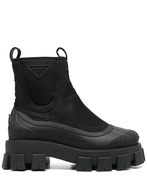 prada ankle boot 39.5|prada monolith gabardine boots.